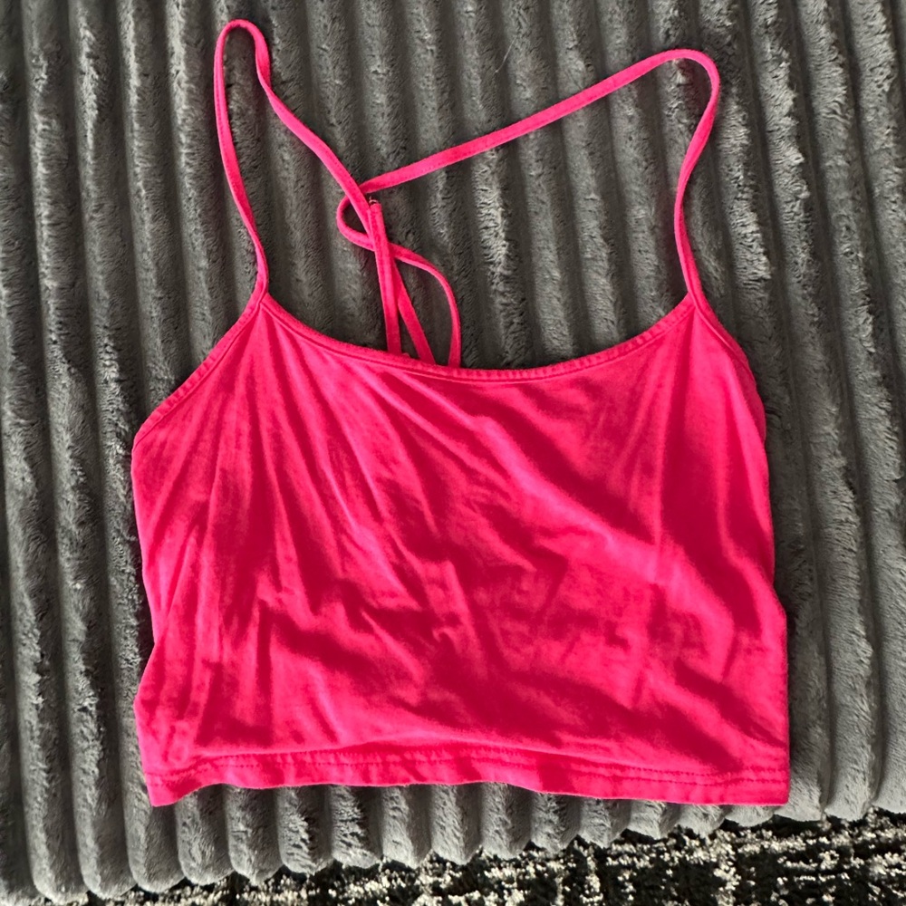 SHEIN Hot Pink Crop Top